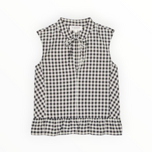 Nation Ltd Dana Tank - Black Cream Gingham