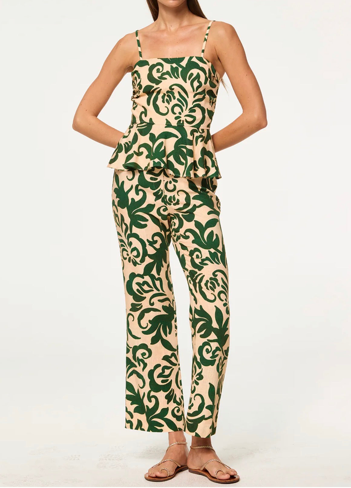 MISA Noreen Pant - Tonal Cactus