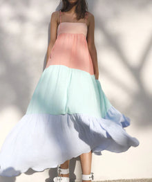 PAPER LONDON Laura Dress - Sundae Sun