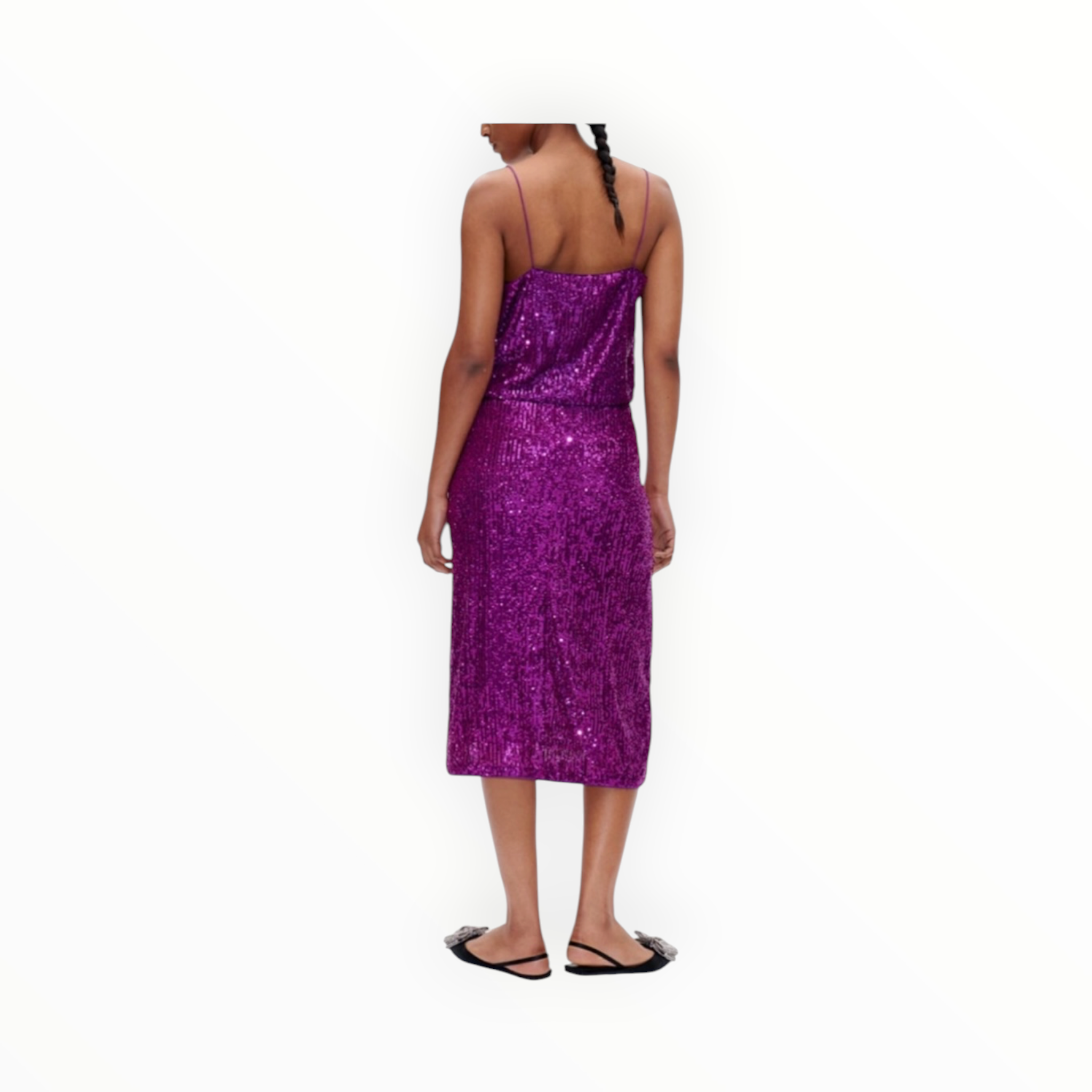 Baum und Pferdgarten Cropped Sequined Camisole - Violet