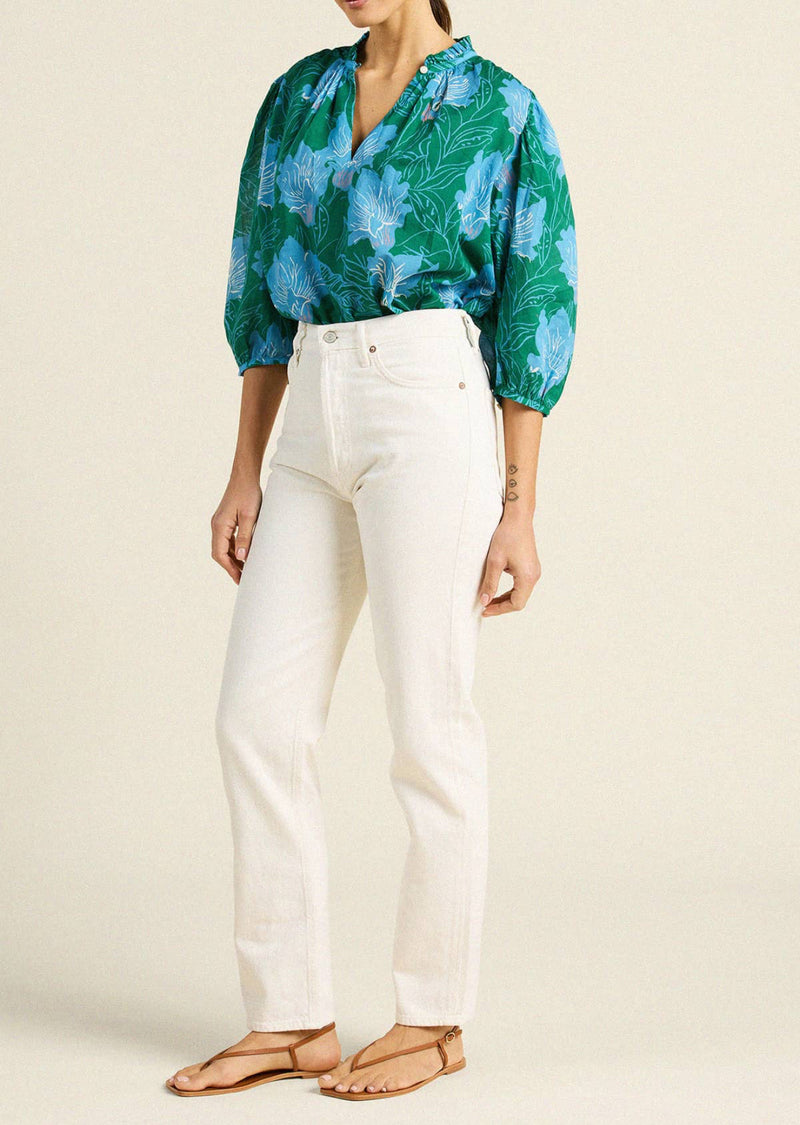Trovata Orly Blouse - Blue Orchid