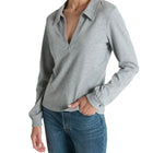 Nation Ltd Kimberley Polo Tee - Heather Grey