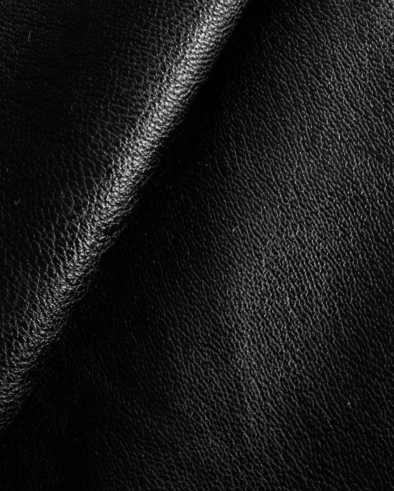 Commando Faux Leather Bike Short - Black