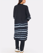 Brodie Cashmere Bleach Stripe Longline Cardigan