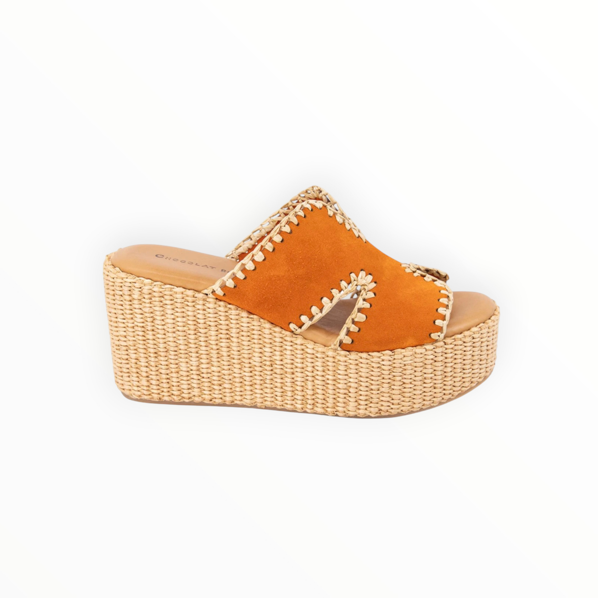 Chocolate Blu Jaxx - Orange Suede