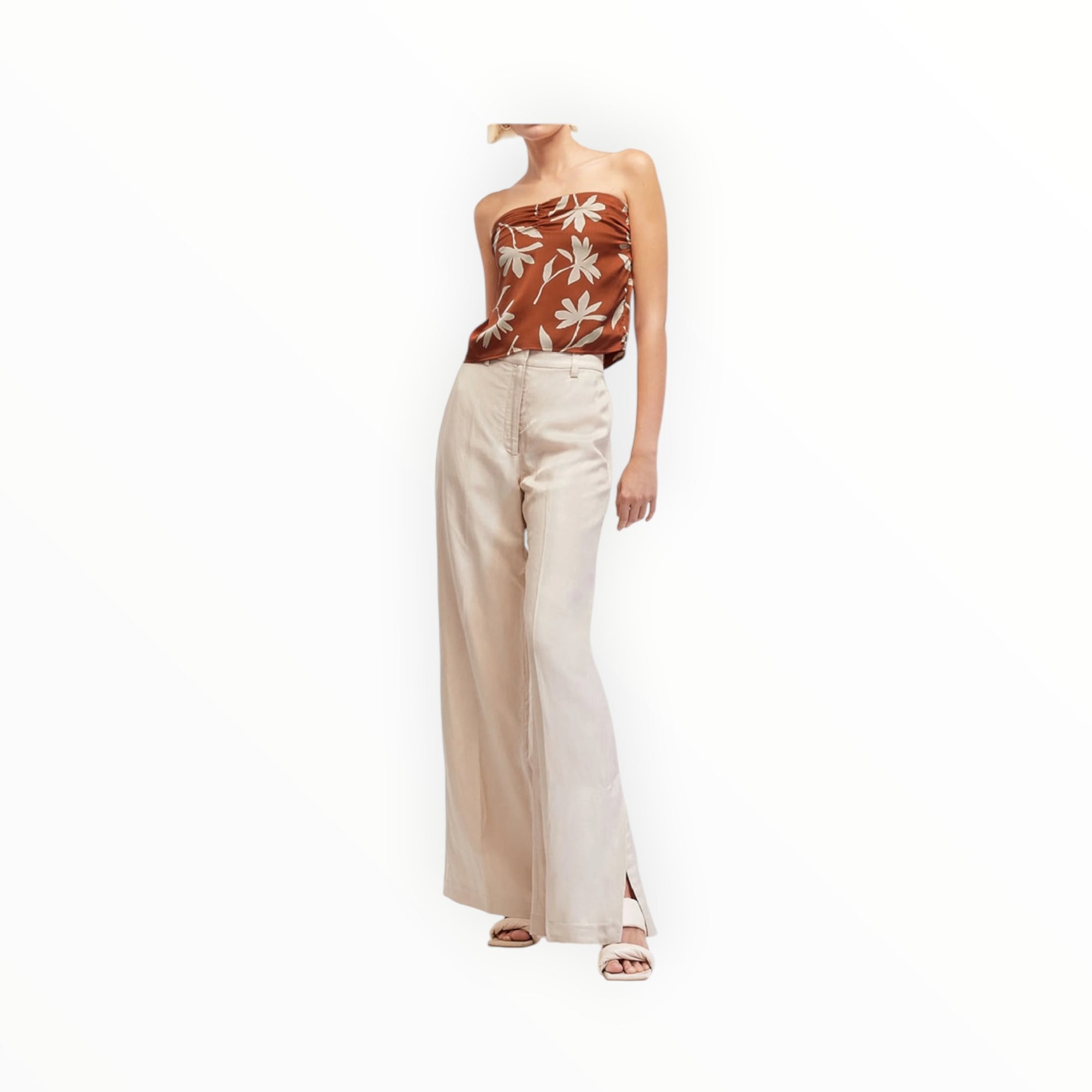 Anine Bing Stephanie Top - Terracotta Daisy Print
