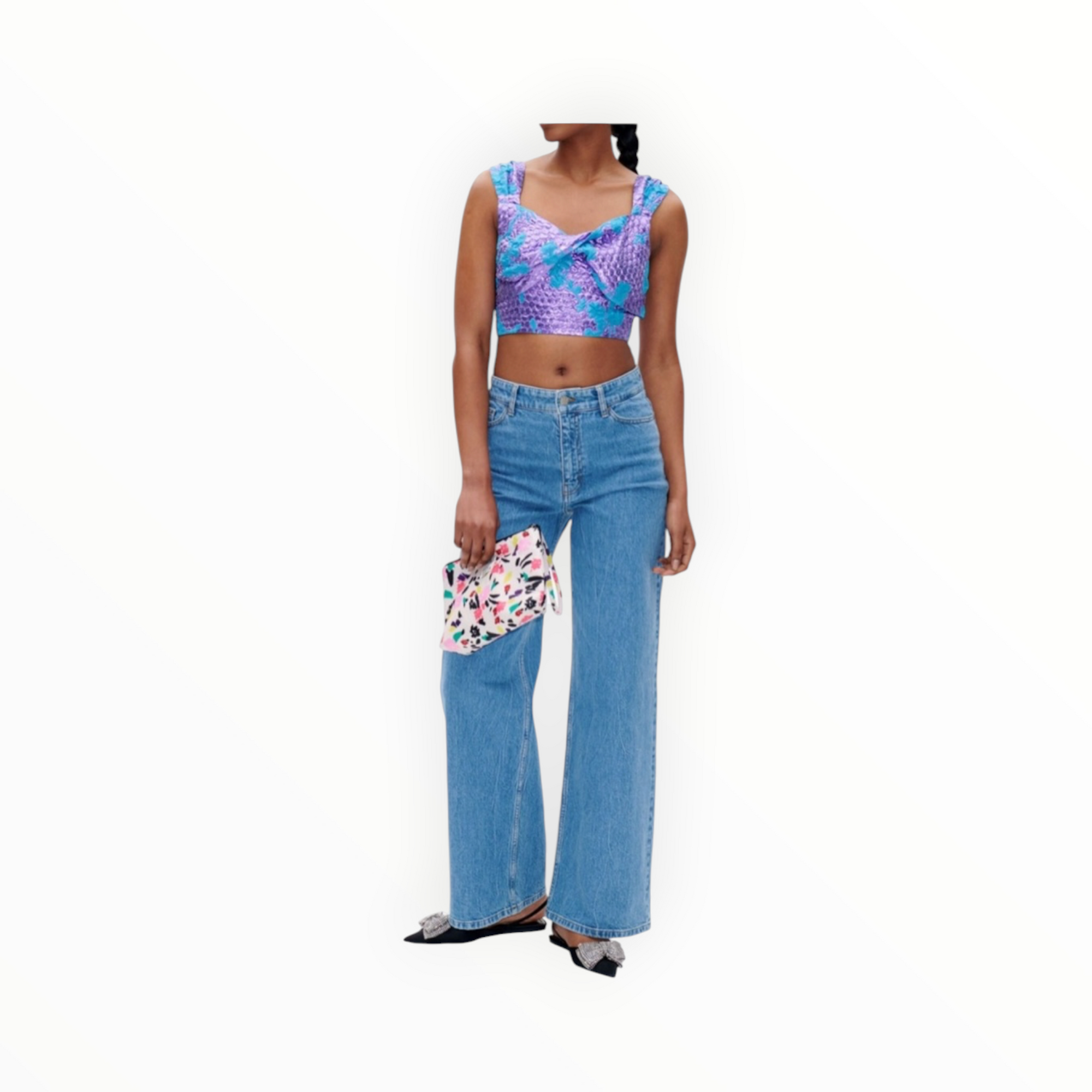 Baum und Pferdgarten Medina Bralette Top - Blue/Purple