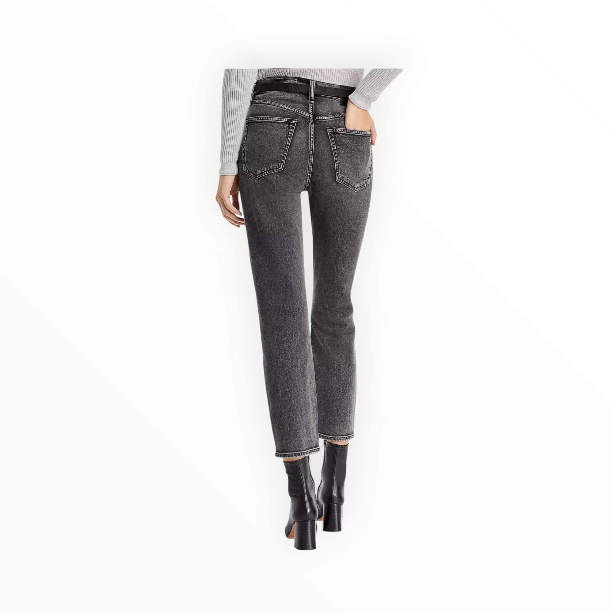 rag & bone Wren Slim Crop - Serephina Jewel