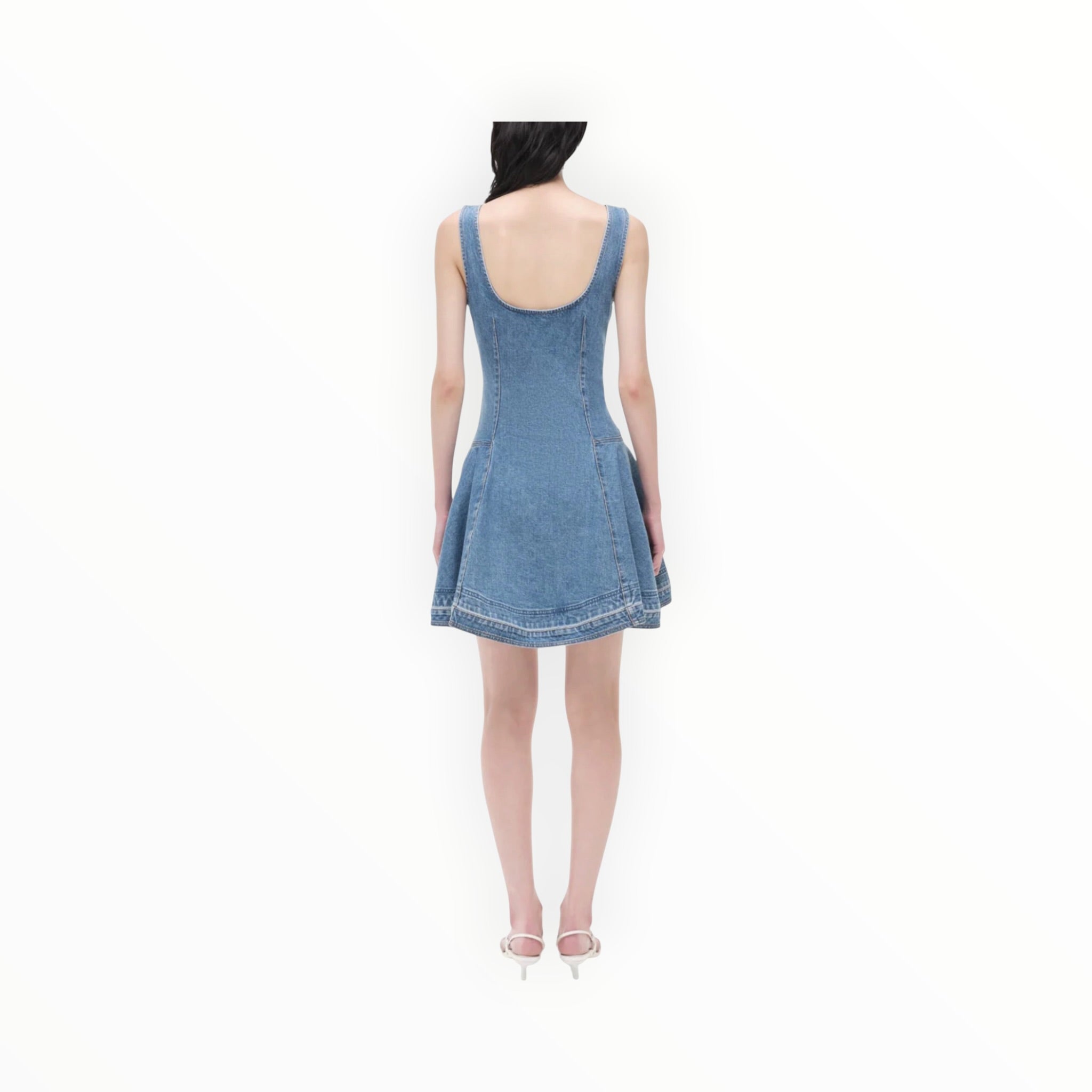 SIMKHAI Eleodra Mini Dress - Zanpa Denim