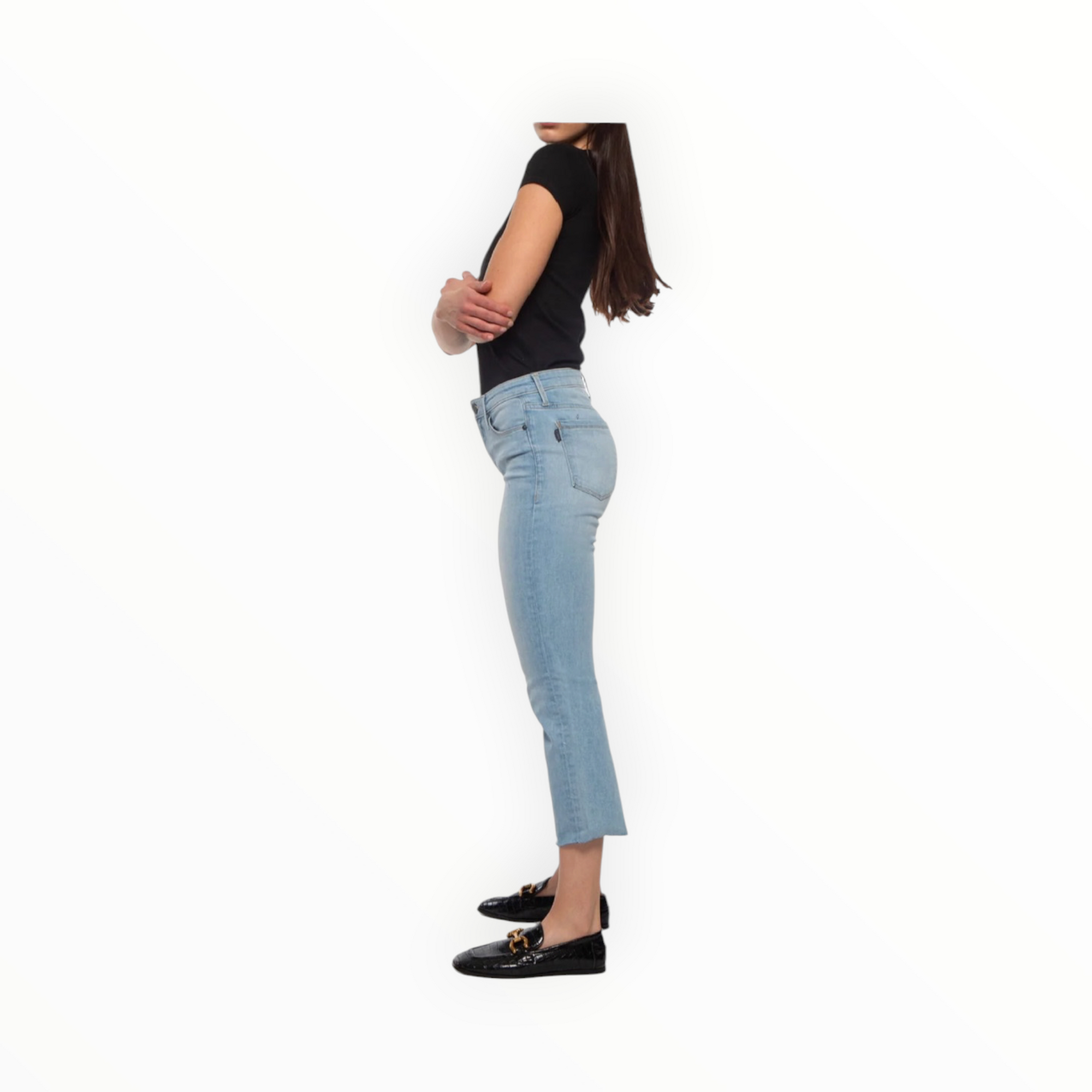 Parker Smith Byron Crop Straight W/Raw Hem - Coronado