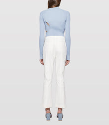 Jonathan Simkhai Jesslyn Cropped Flare Pants - White
