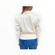 Flora Bea Aveline Faux Leather Jacket - Blanca
