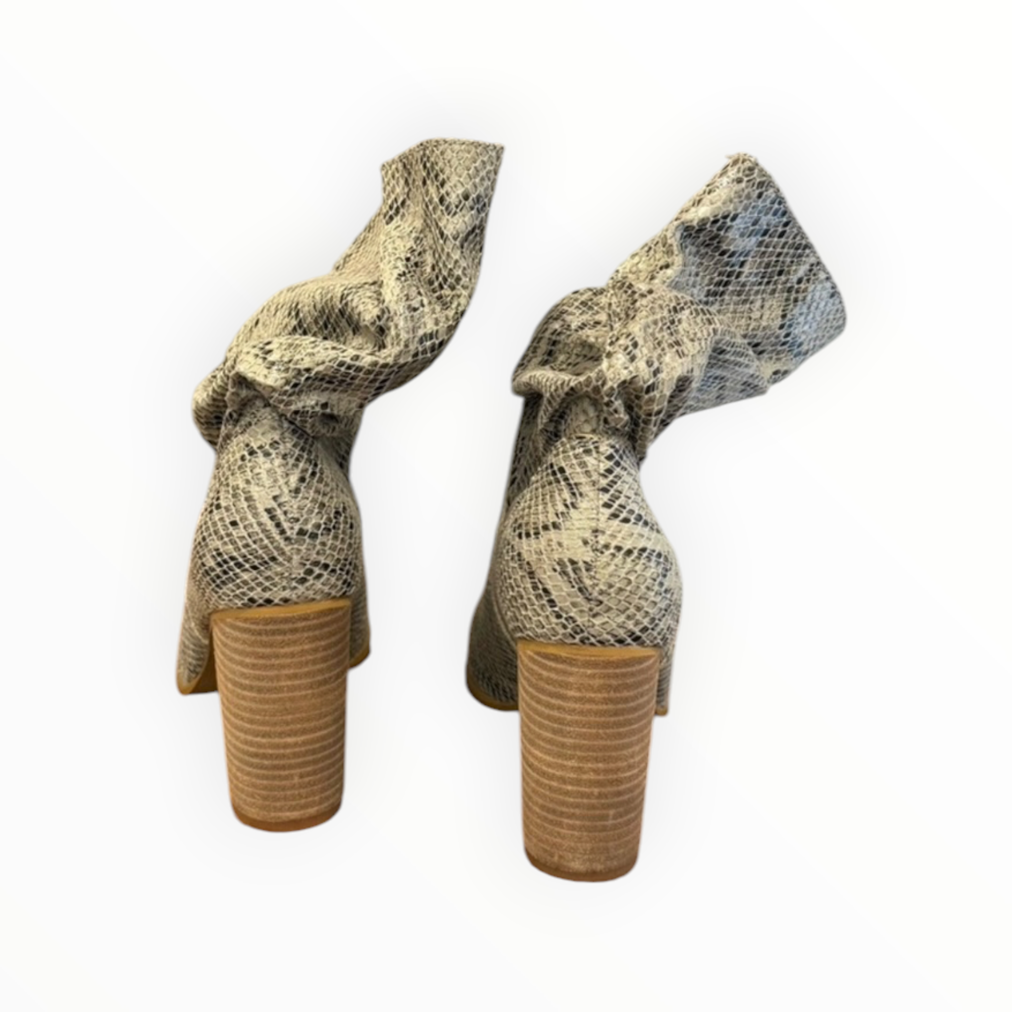 Oasis Society The Teagan Slouchy Boot - Grey Snake