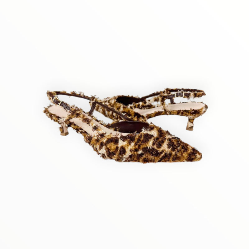 Loeffler Randall Tyson Kitten Heel - Leopard