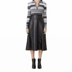 Shoshanna Avril Mixed Media Dress - Black/White