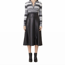 Shoshanna Avril Mixed Media Dress - Black/White