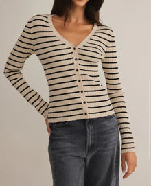 Z Supply Jordana Stripe Sweater - Sandshell