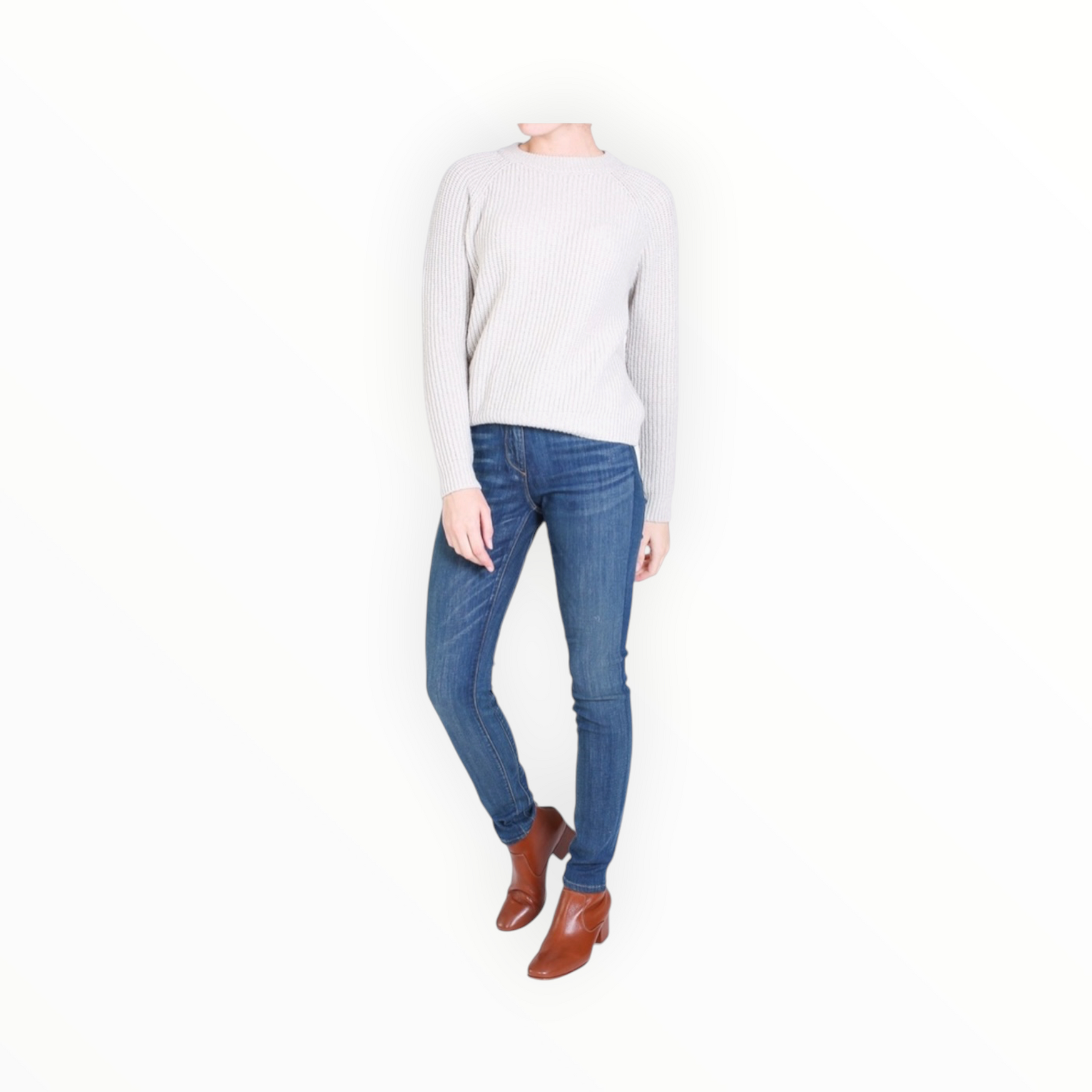 3x1 High Rise Channel Seam Skinny Jean - Kaito