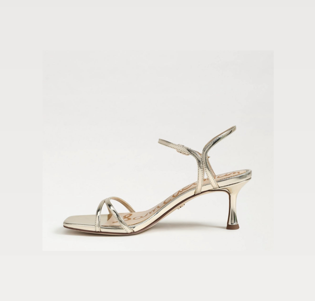 Sam Edelman Presley Strappy Kitten Heel Sandal - Jute Faux Leather