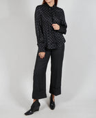 Beatrice .b Mary Blouse - Black Polkadot