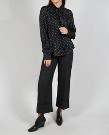 Beatrice .b Mary Blouse - Black Polkadot