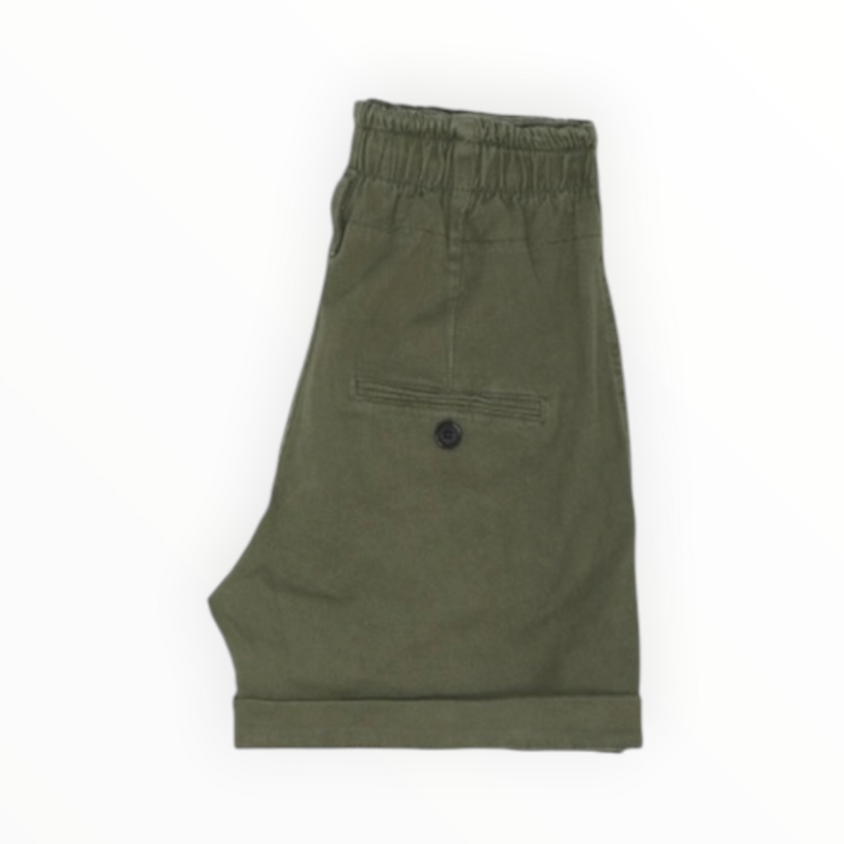 Ragdoll LA High Waisted Shorts - Army Green