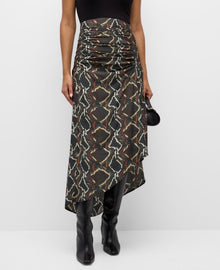 IRO Alessandra Skirt - Black/Brown