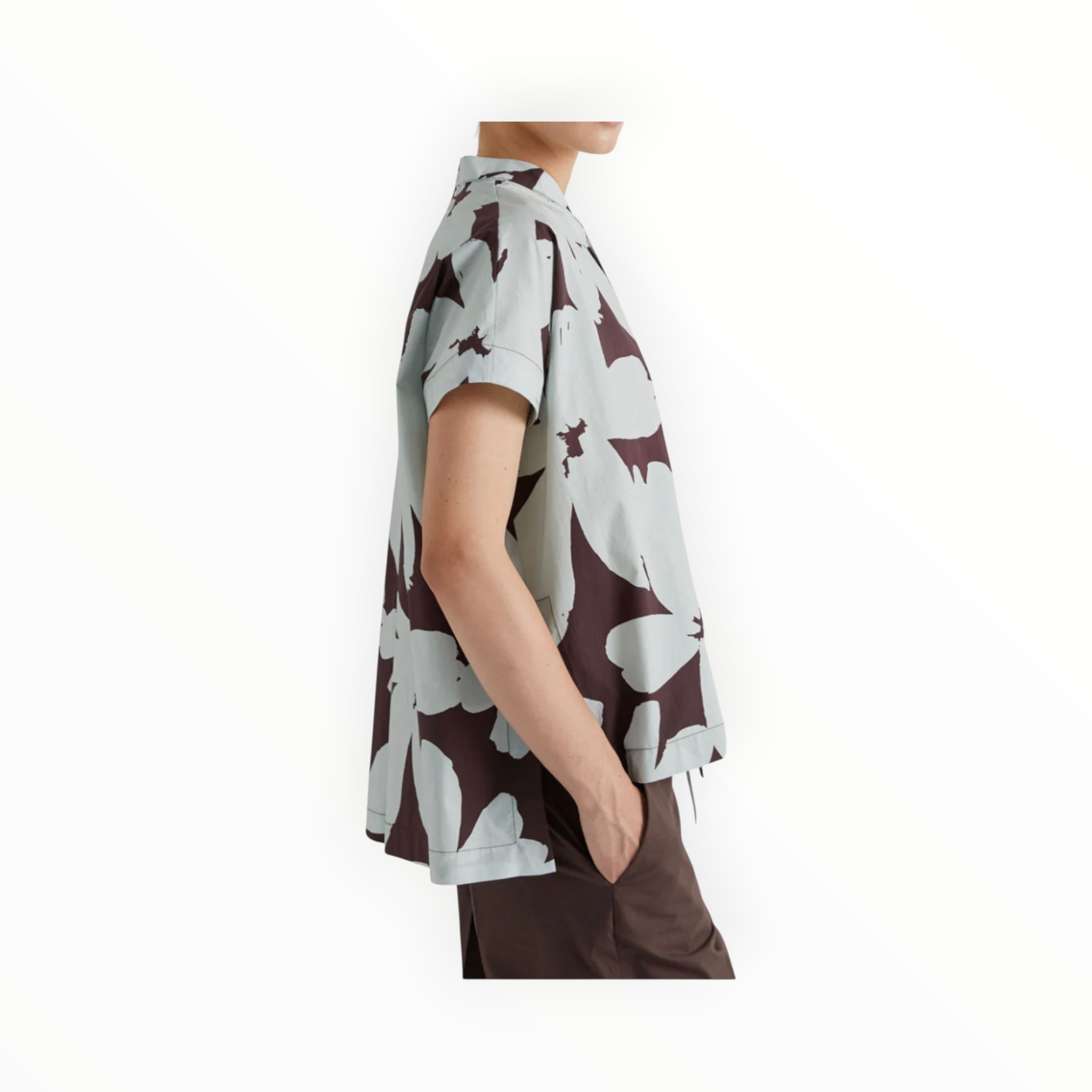 MEIMEIJ Floral Cotton Blouse