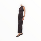 DL1961 Miro Barrel High Rise 28" Pants - Brown/Blue Stripe