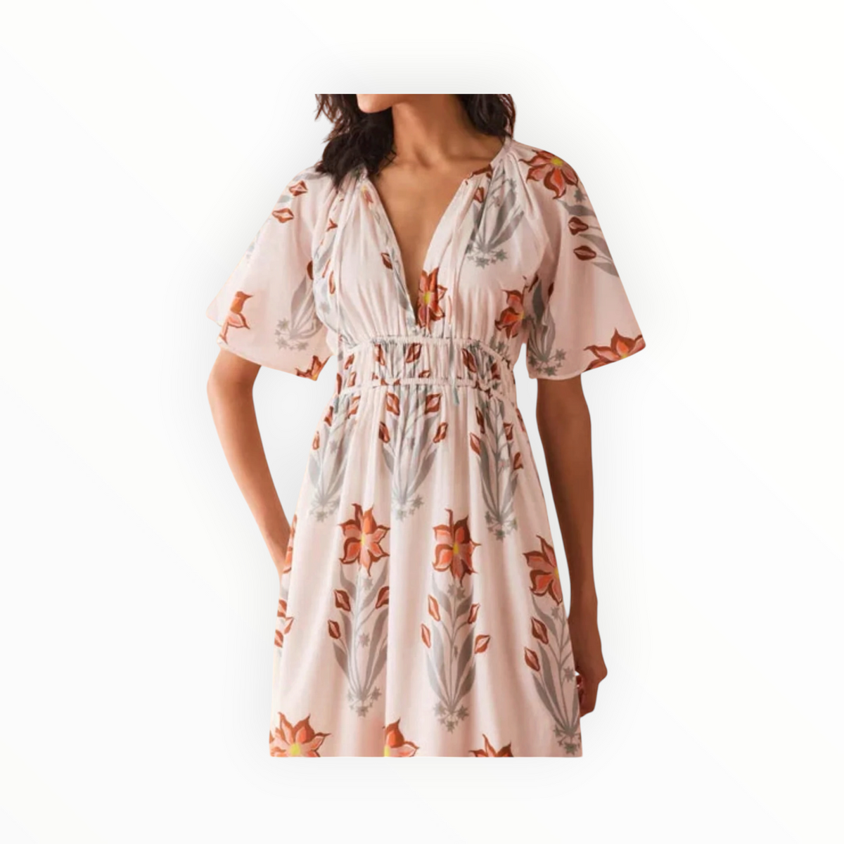 Omika Kira Midi Dress - Etta Sunset