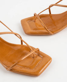 Intentionally Blank Anca Patent Leather Heel - Toffee