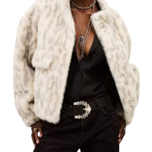 ba&sh Saros Faux Fur Jacket - Off White