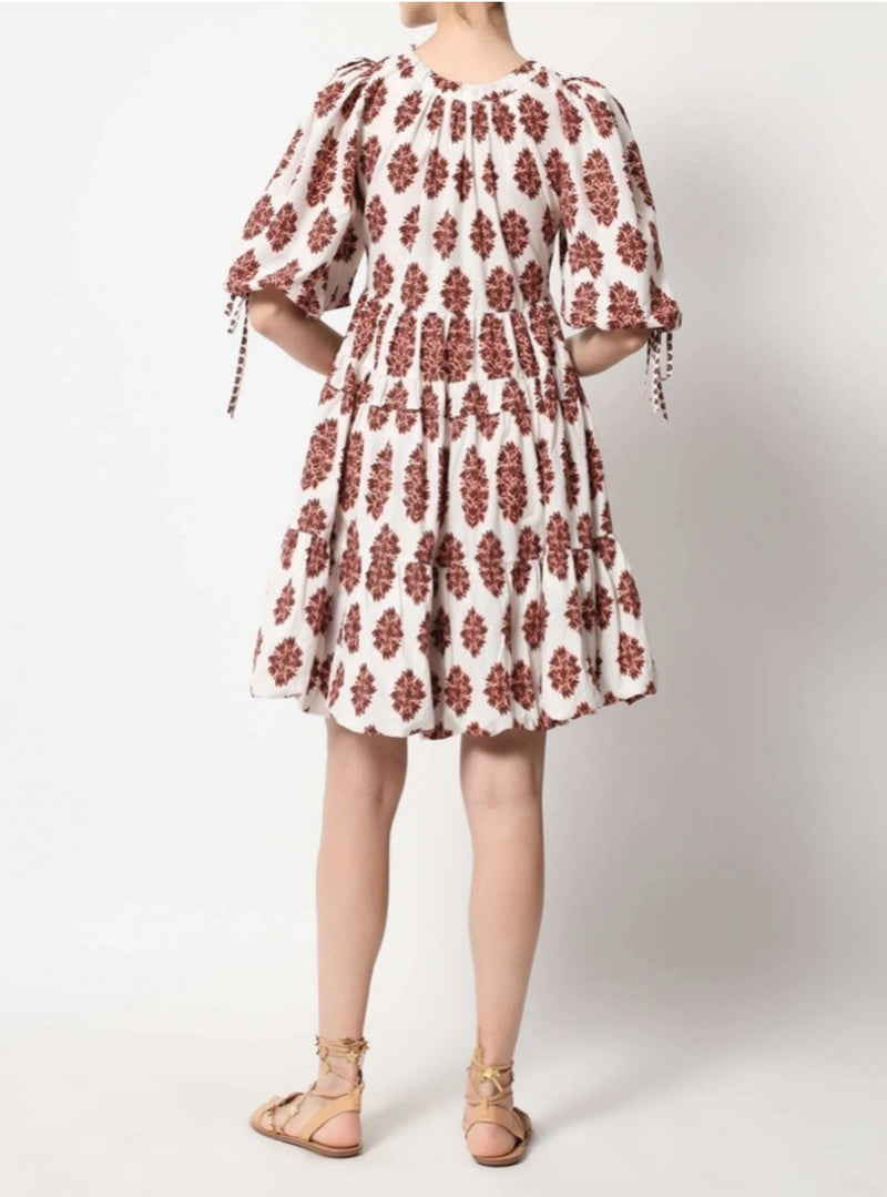 Omika Loren Mini Dress - Adia Peach