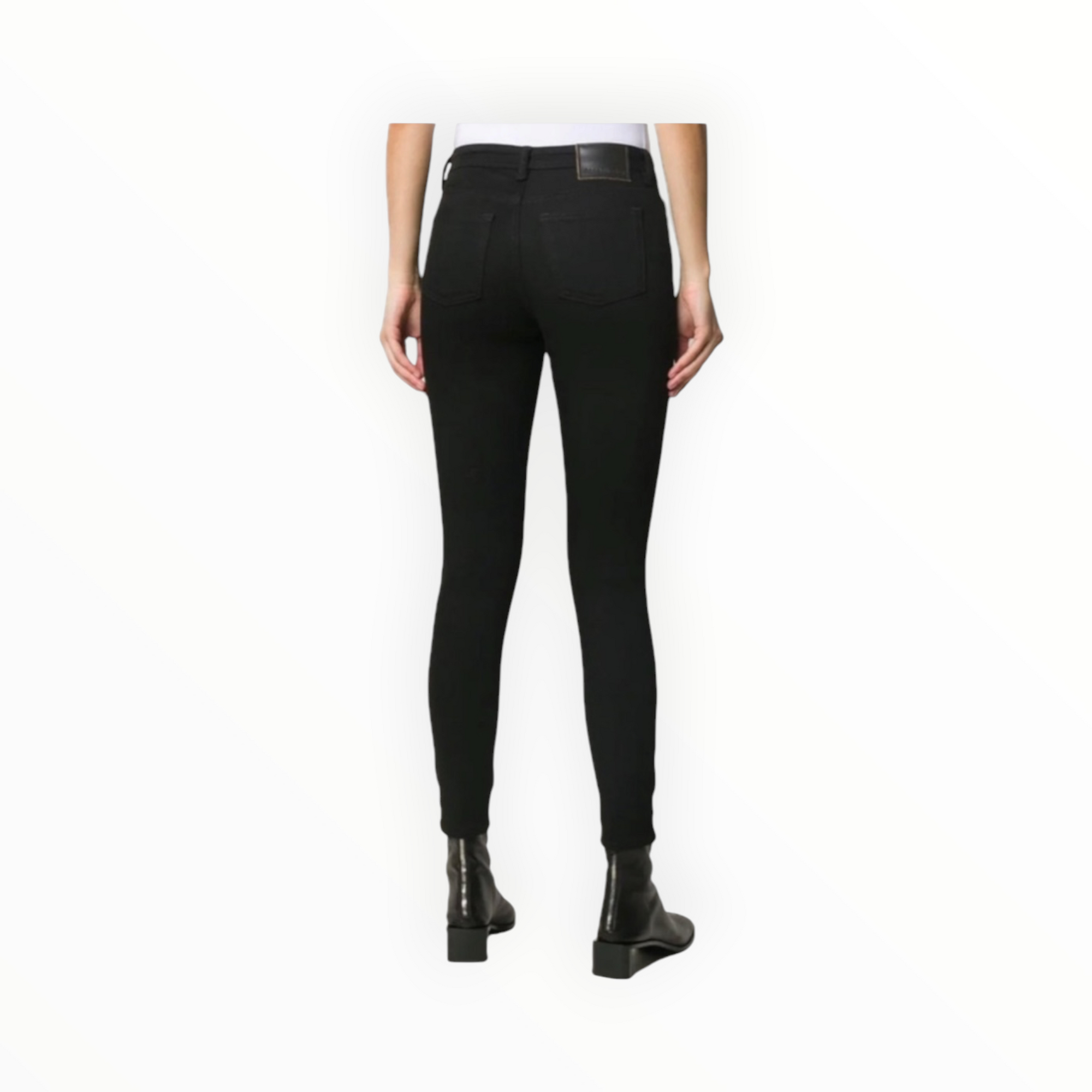 Acne Studios Skin 5 Pocket Mid-Rise Skinny Leg - Black
