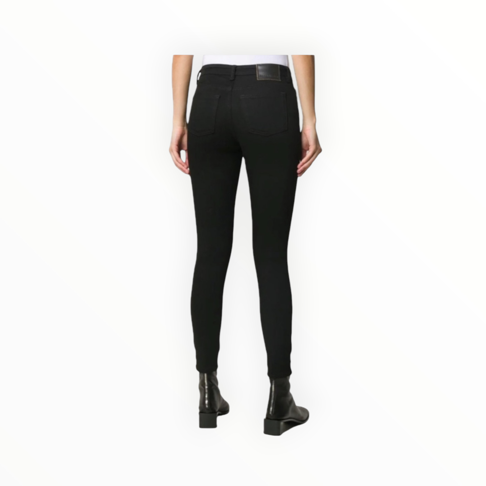 Acne Studios Skin 5 Pocket Mid-Rise Skinny Leg - Black