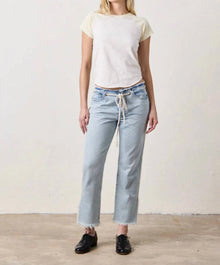 NSF Penny Relaxed Tie Waist Jean - Sunshine Wash