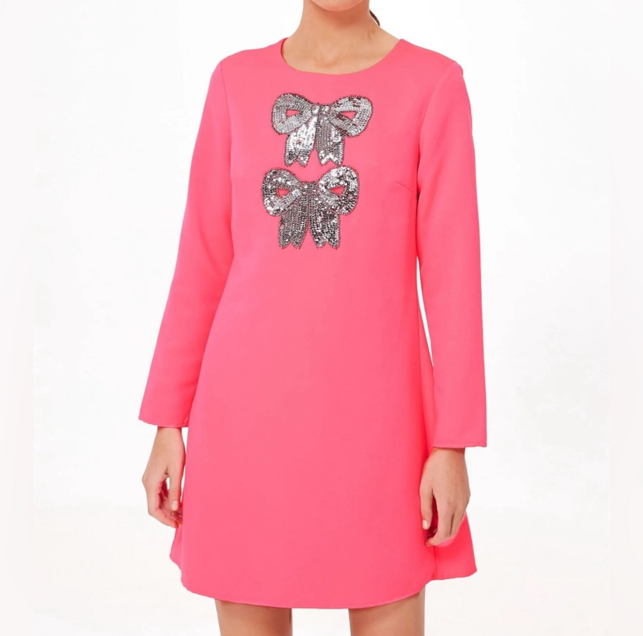 Sail to Sable Bow Mini Dress - Pink