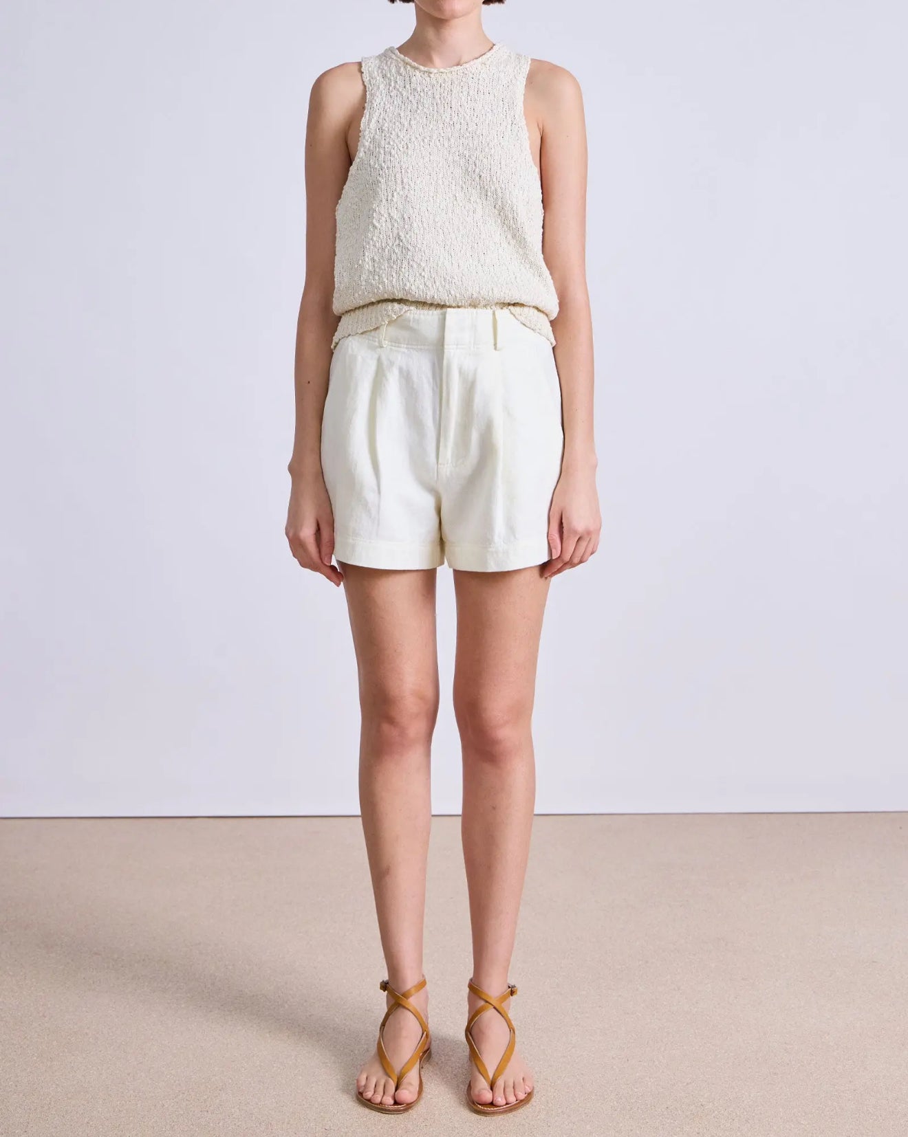 Apiece Apart Short Bari Short - Cream