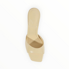 Schutz Leena Bamboo Leather Sandal - Eggshell