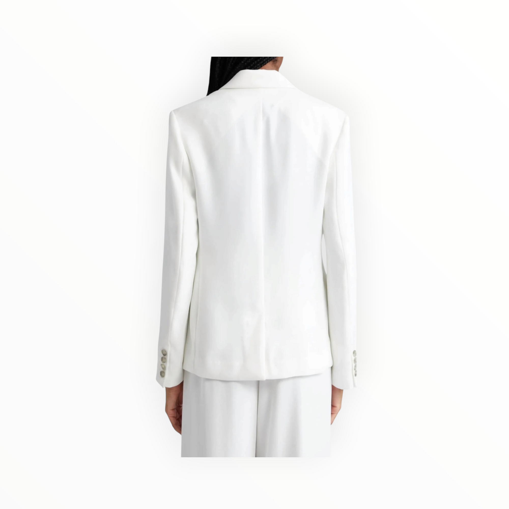 ATM Crepe Twill Blazer - Chalk