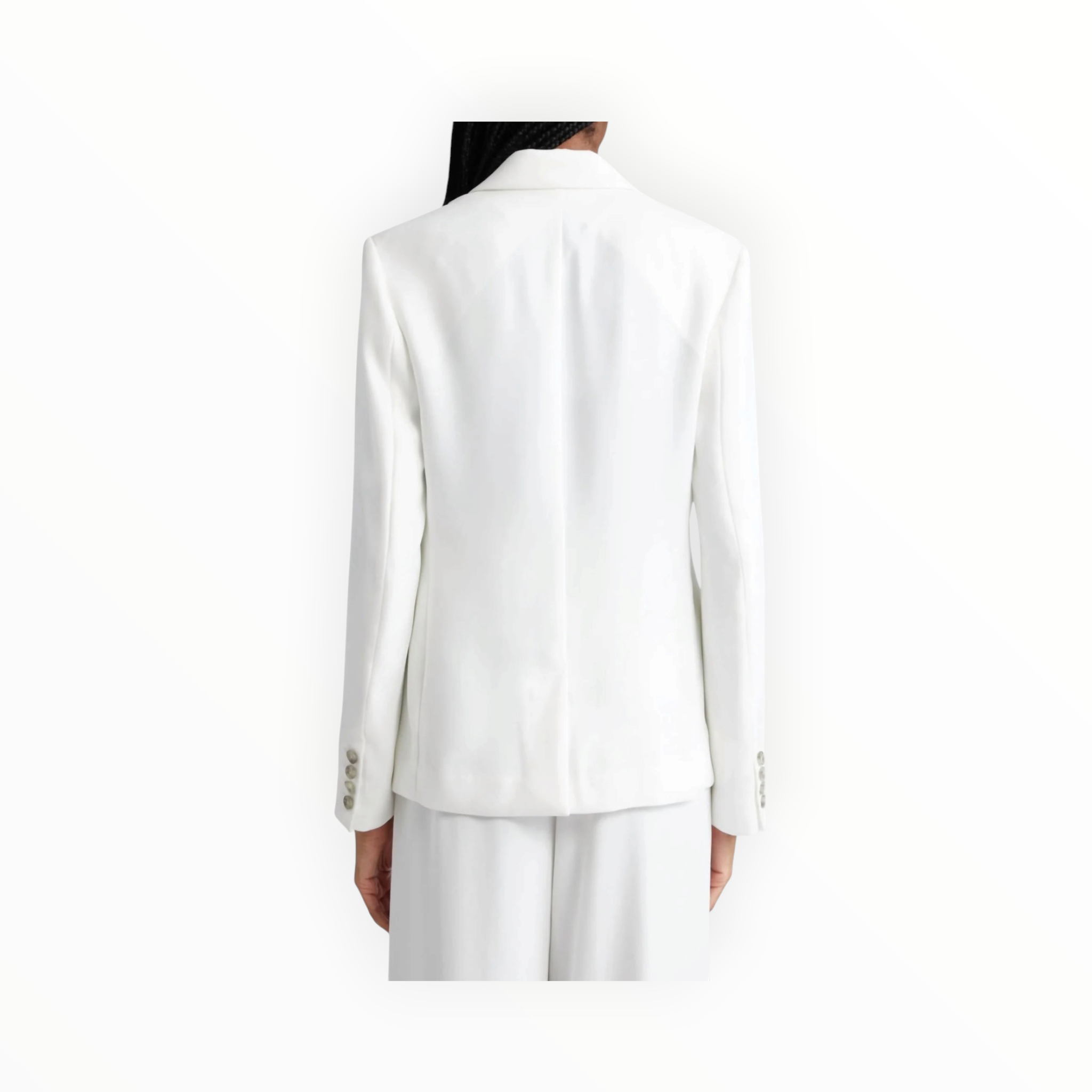 ATM Crepe Twill Blazer - Chalk