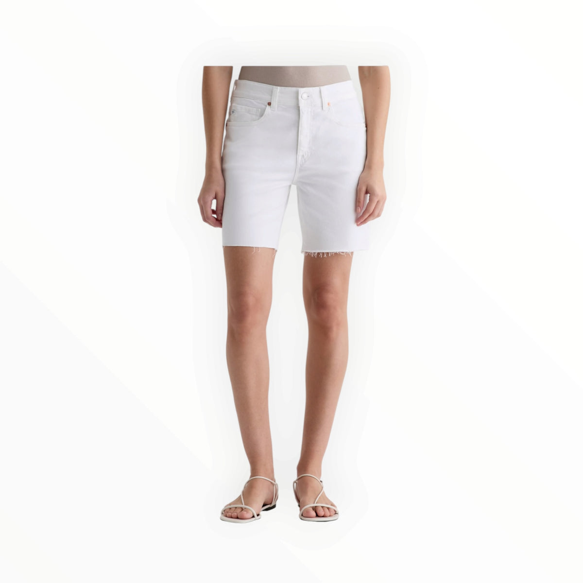 AG Jeans Ex-Boyfriend Short - White