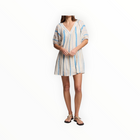 Velvet by Graham & Spencer Selita Dress - Blue/Cream