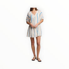 Velvet by Graham & Spencer Selita Dress - Blue/Cream