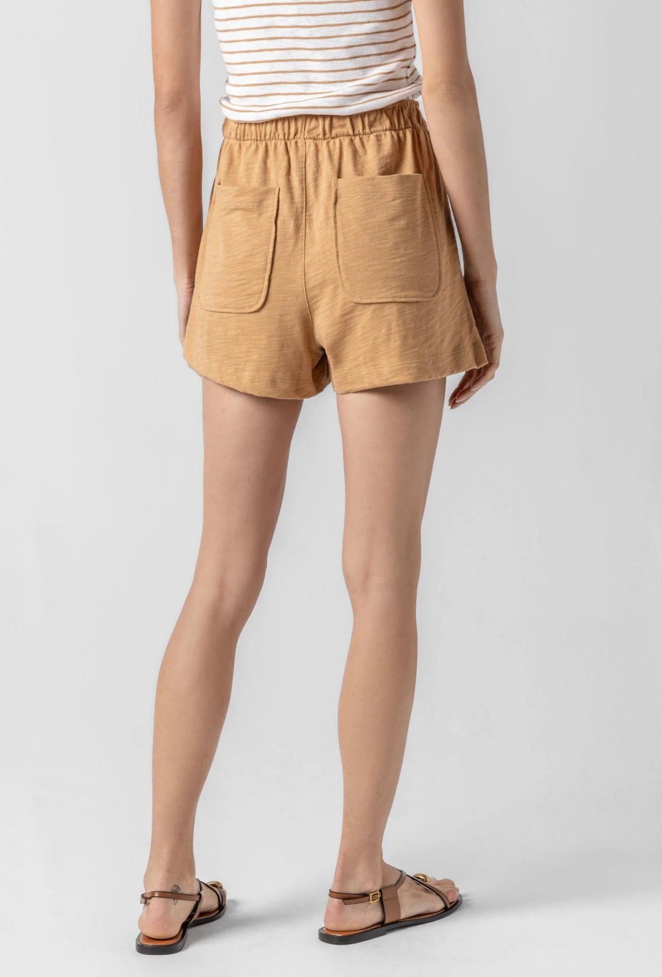 LILLA|P Fly Front Short - Teak