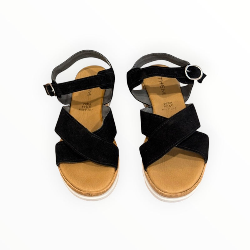 Ethem Tell Sandals - Black