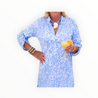walker & wade Day Tripper Dress - Periwinkle Zebra