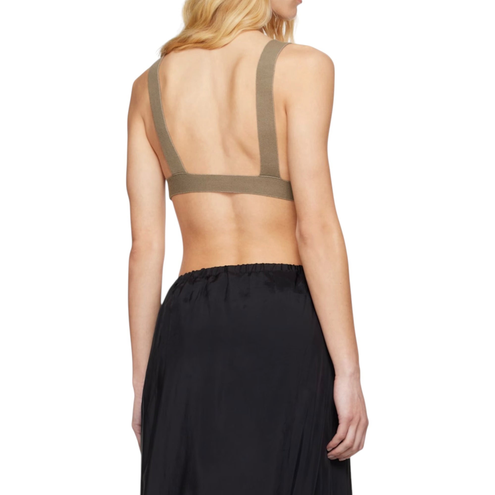 Lauren Manoogian Rib Triangle Bralette - Earth
