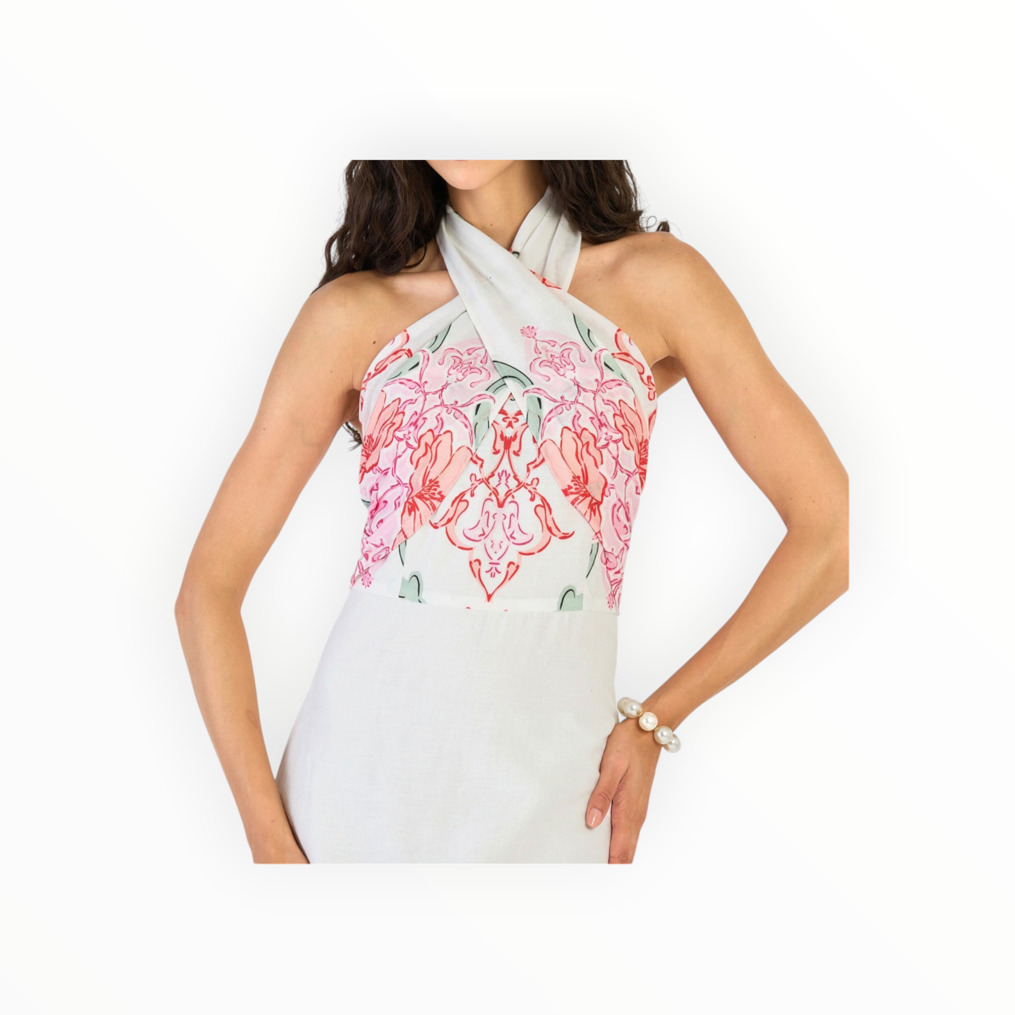 Beyond by Vera Jules Dress - Matinée Rose