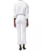 Citizens of Humanity Isola High Rise Cropped Bootcut Jeans - Plaster